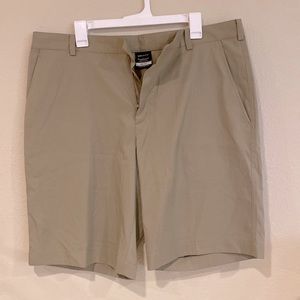 Khaki Nike Golf DRI-FIT Dress Shorts Size 36